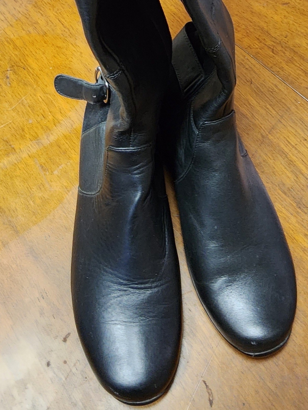 Dansko Odessa Black Leather Knee High Boots - US 10.5